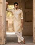 Golden Horizon Embroidered Kurta