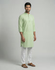 Mint Green Solid Ganganagry Kurta