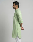 Mint Green Solid Ganganagry Kurta