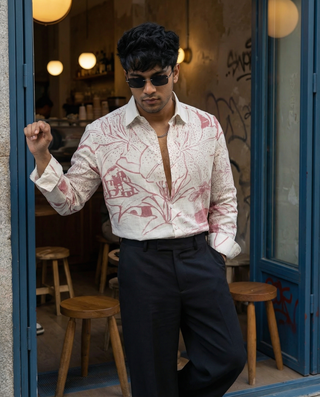 Blush Botanica Oxford Collar Shirt