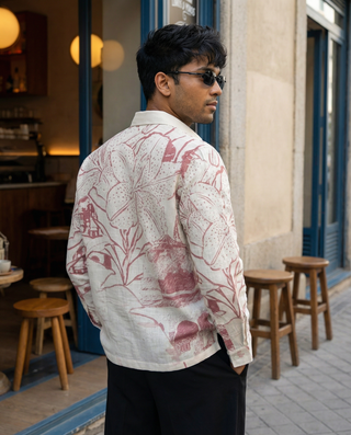 Blush Botanica Oxford Collar Shirt