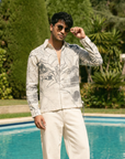Ivory Botanica Oxford Collar Shirt