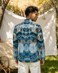 Tide Ikat Oxford Collar Shirt
