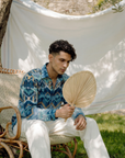 Tide Ikat Oxford Collar Shirt