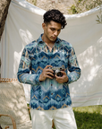 Tide Ikat Oxford Collar Shirt