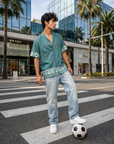 Verde Avenue Relaxed Fit Cuban Shirt