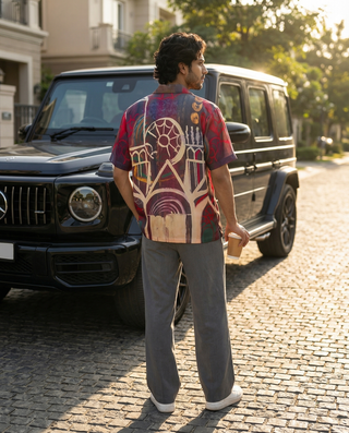 Odyssey Art Relaxed Fit Cuban  Shirt