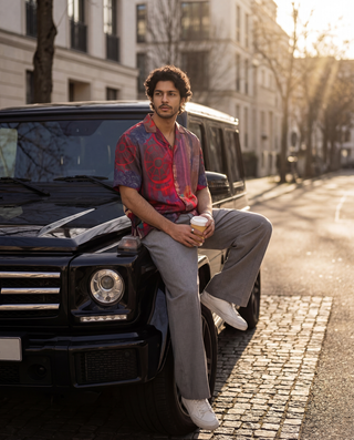 Odyssey Art Relaxed Fit Cuban  Shirt
