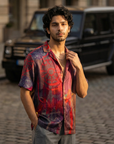 Odyssey Art Relaxed Fit Cuban  Shirt