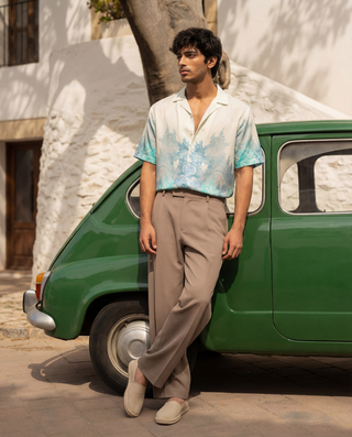 Jade Guardian Relaxed Fit Cuban  Shirt