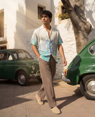 Jade Guardian Relaxed Fit Cuban  Shirt