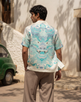 Jade Guardian Relaxed Fit Cuban  Shirt