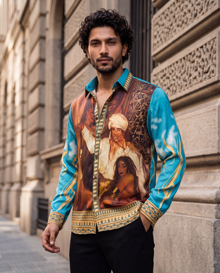 Night Muse Oxford Collar Shirt