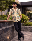 The Yellow Vine  Relaxed Fit Cuban Shirt