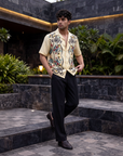 The Yellow Vine  Relaxed Fit Cuban Shirt