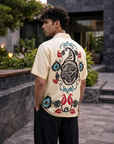 The Yellow Vine  Relaxed Fit Cuban Shirt