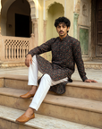Regal Diamond Motif Ganganagery Kurta