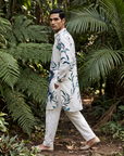 Fire Horse Ivory Ganganagery Kurta