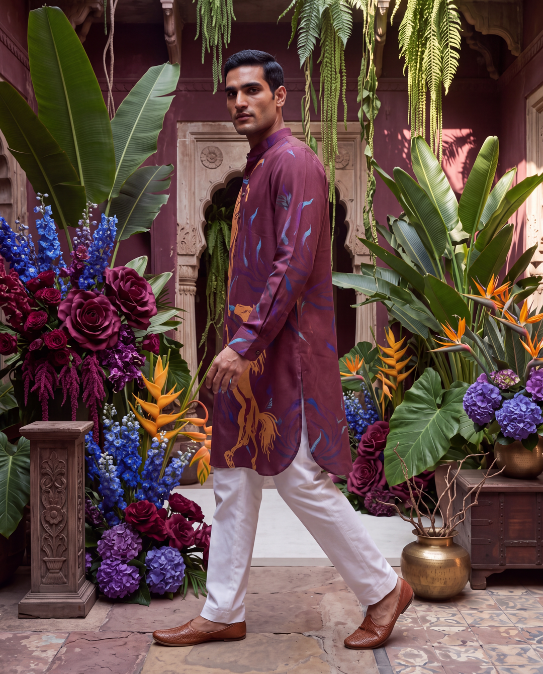 Fire Horse Wine Ganganagery Kurta