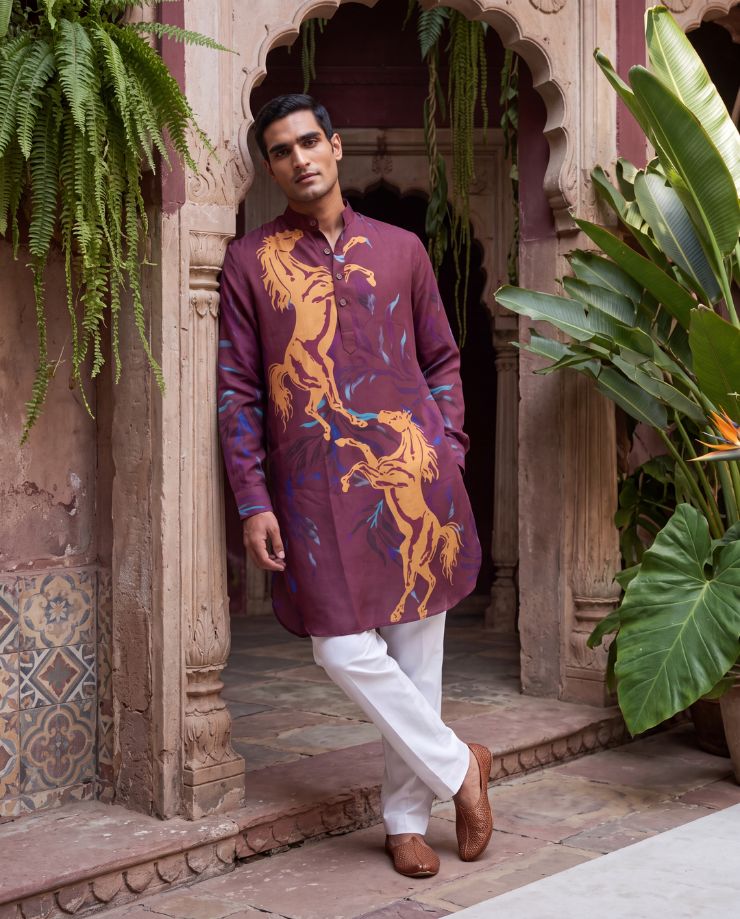 Fire Horse Wine Ganganagery Kurta