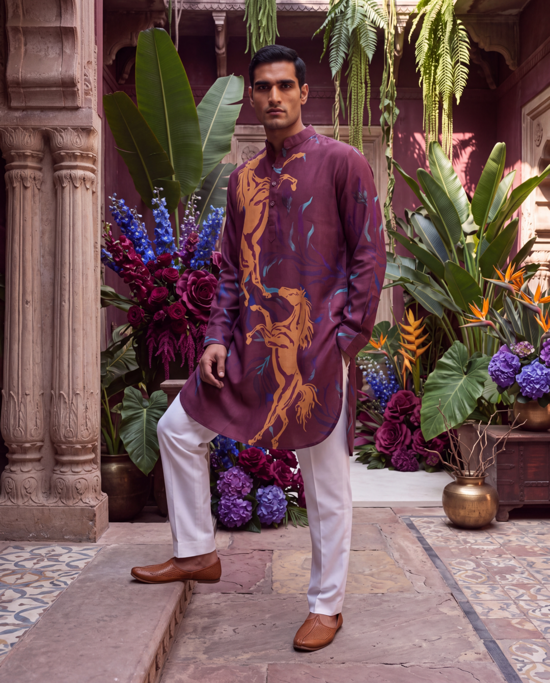 Fire Horse Wine Ganganagery Kurta