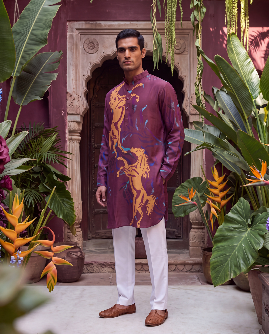 Fire Horse Wine Ganganagery Kurta