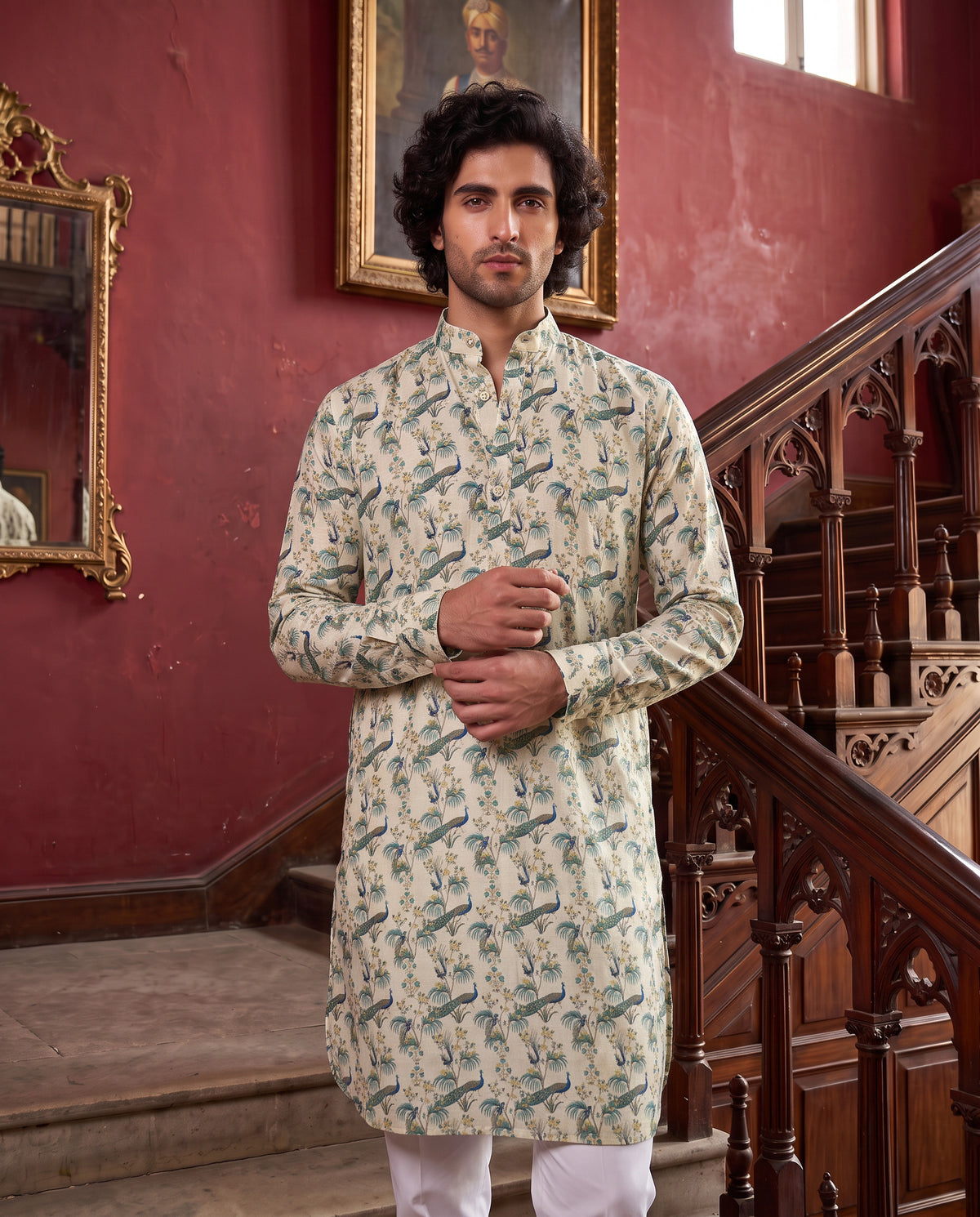 Royal Peacock Garden Ganganagery Kurta