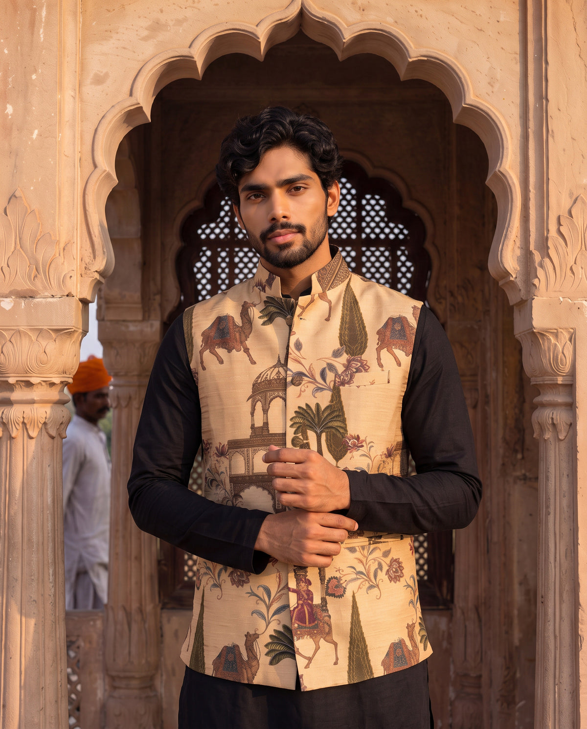 Mughal Darbar Beige Bandi