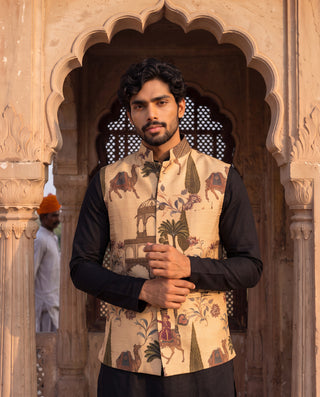 Mughal Darbar Beige Bandi