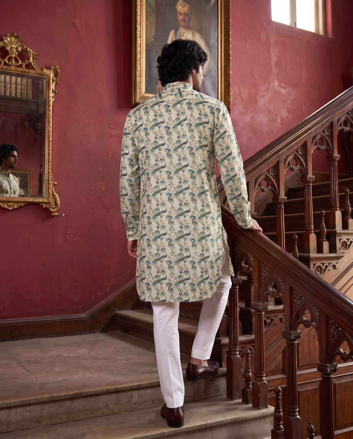 Royal Peacock Garden Ganganagery Kurta