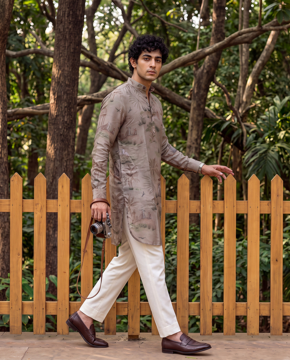 Rustic Wilderness Ganganagery Kurta