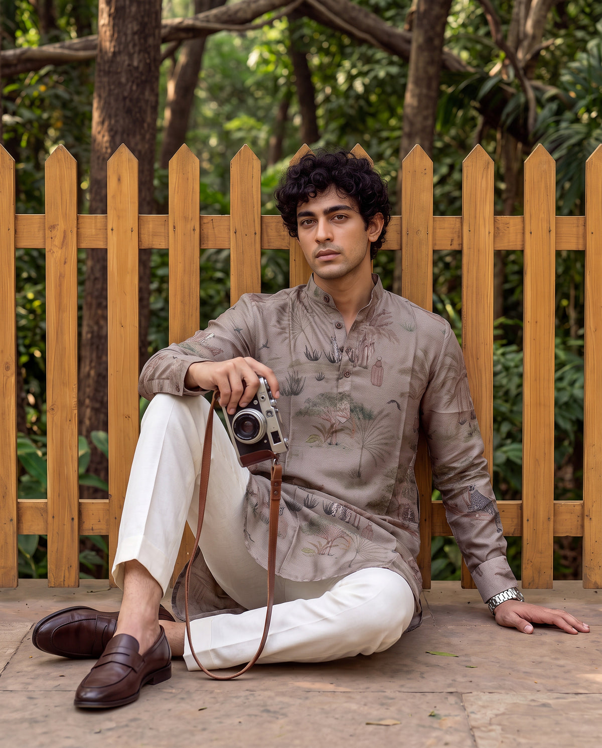 Rustic Wilderness Ganganagery Kurta