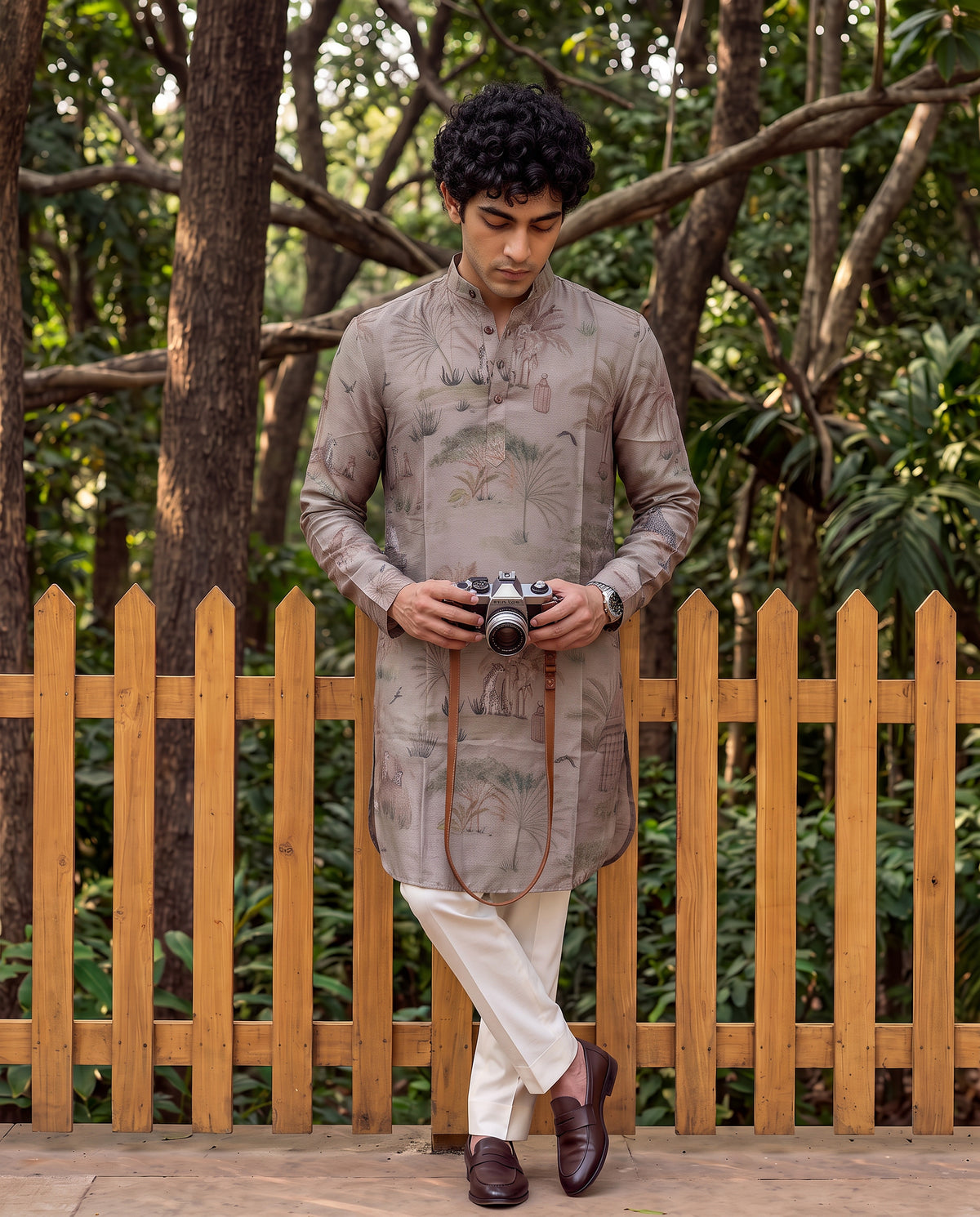 Rustic Wilderness Ganganagery Kurta