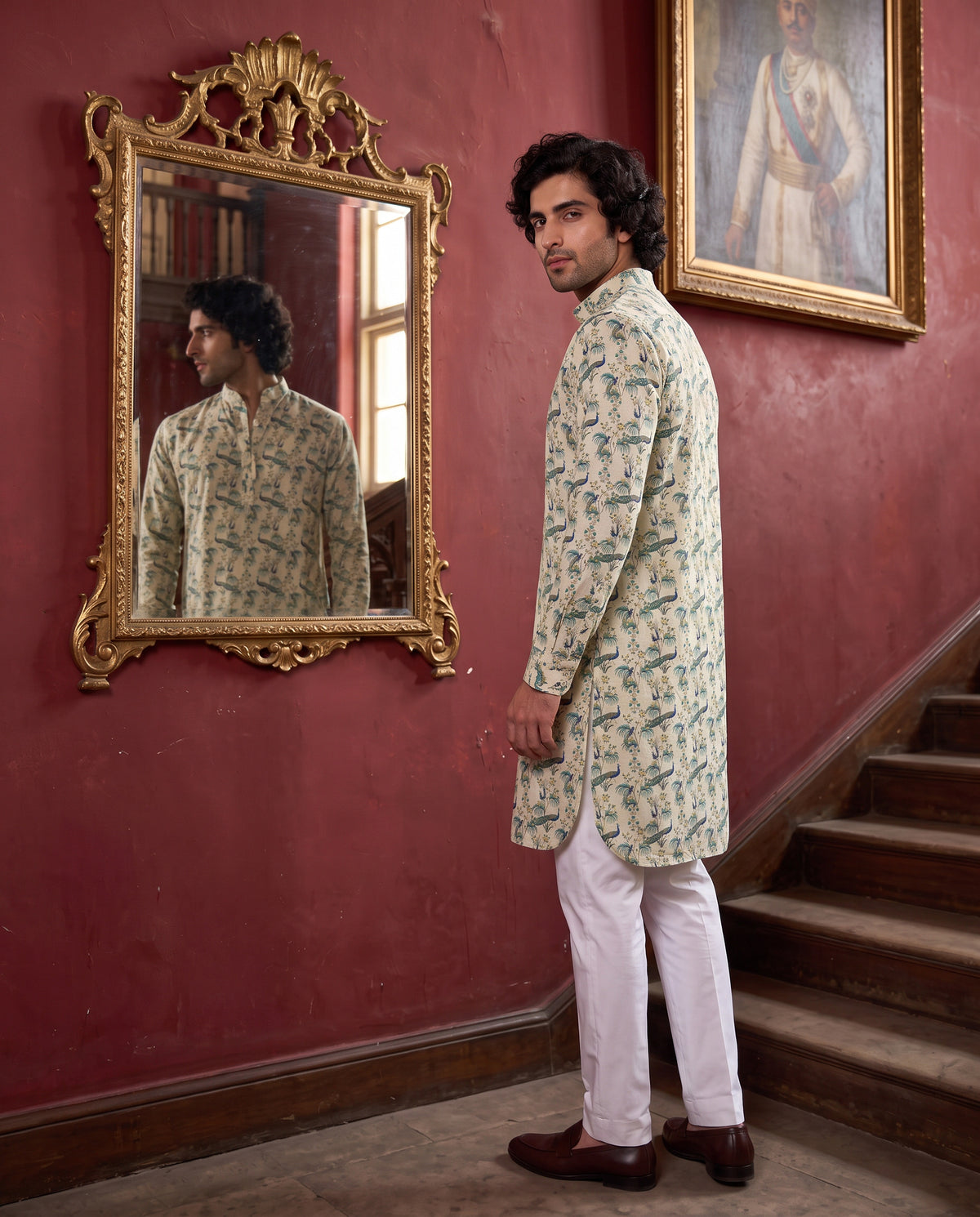 Royal Peacock Garden Ganganagery Kurta