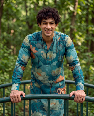 Lotus Tiger Garden Ganganagery Kurta