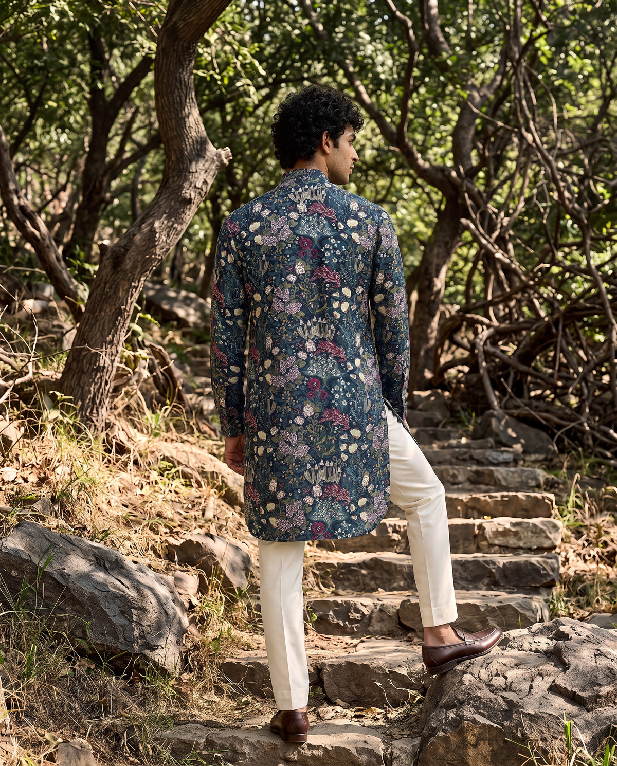 Forest Bloom Ganganagery Kurta