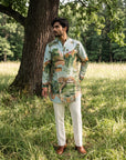 Wild Oasis Leopard Ganganagery Kurta