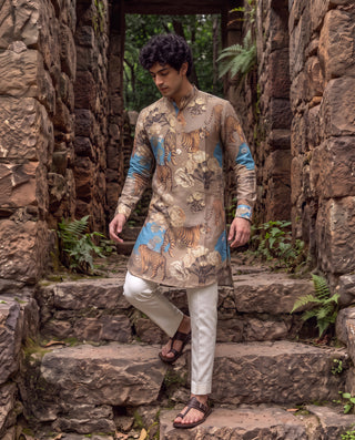 Tiger Blossom Ganganagery Kurta