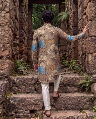 Tiger Blossom Ganganagery Kurta