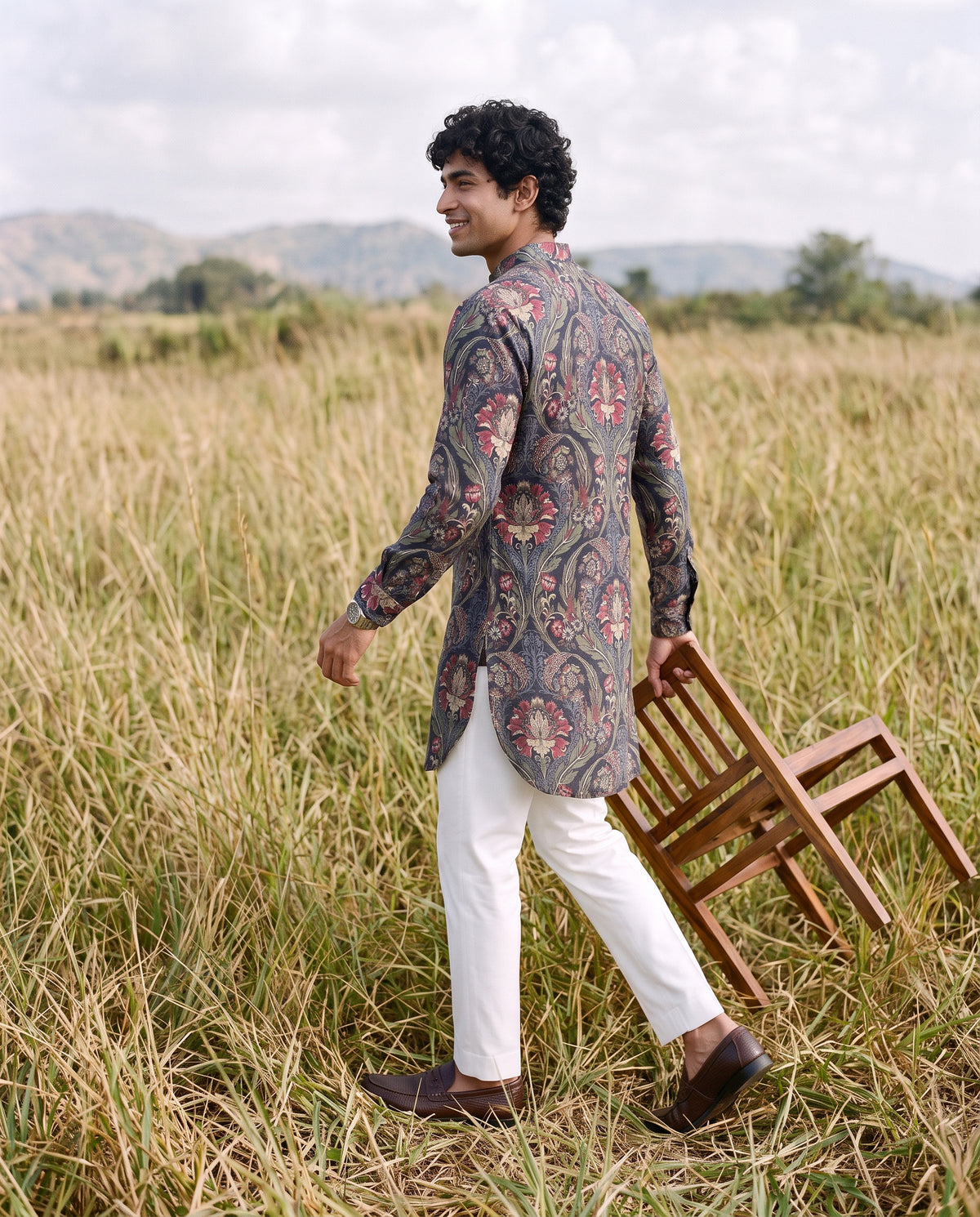 Crimson Heritage Ganganagery Kurta