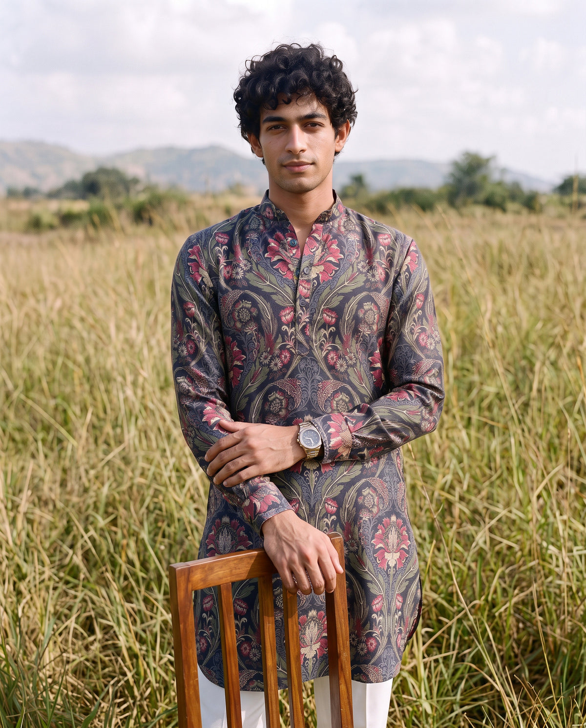 Crimson Heritage Ganganagery Kurta