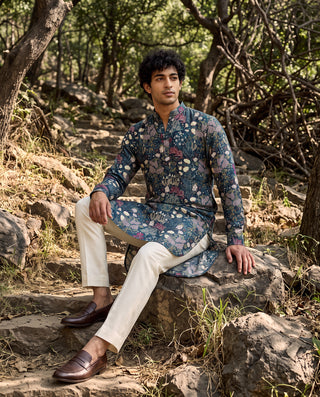 Forest Bloom Ganganagery Kurta