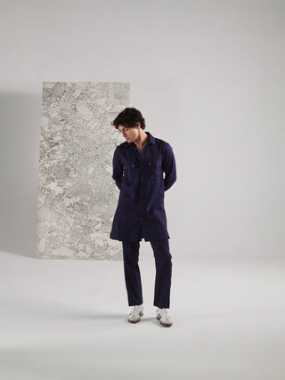 Blue Pashtooni Kurta