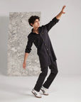 Black Pashtooni Kurta