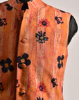 Floral Orange - Russian Silk - Bandi