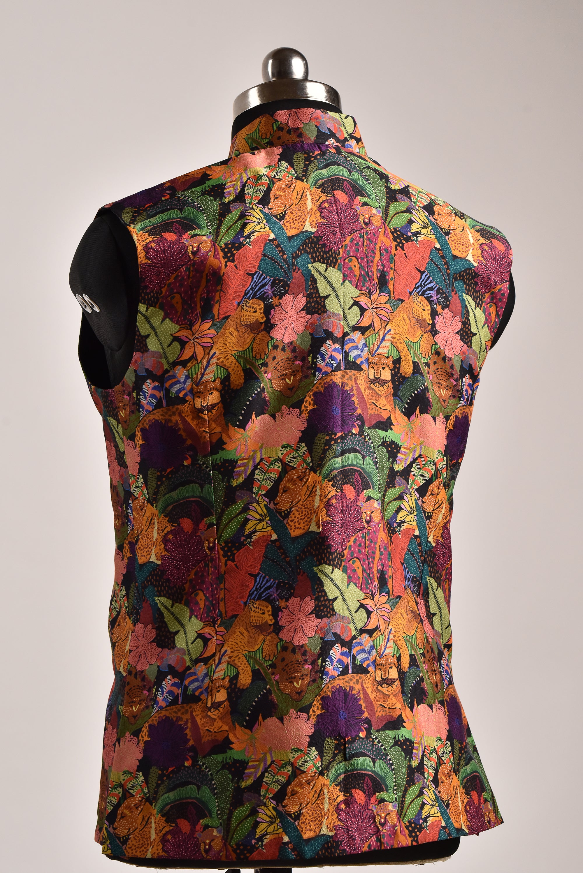 Leopard Multicolor Floral - Russian Silk - Bandi