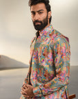 Versace Home - Russian Silk- Kurta Bandi Set For Men