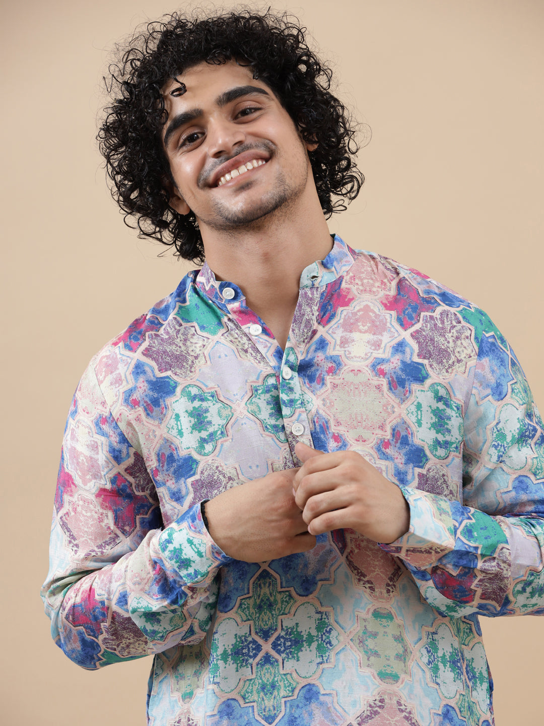 Monki Snake - Muslin - Long Kurta For Men